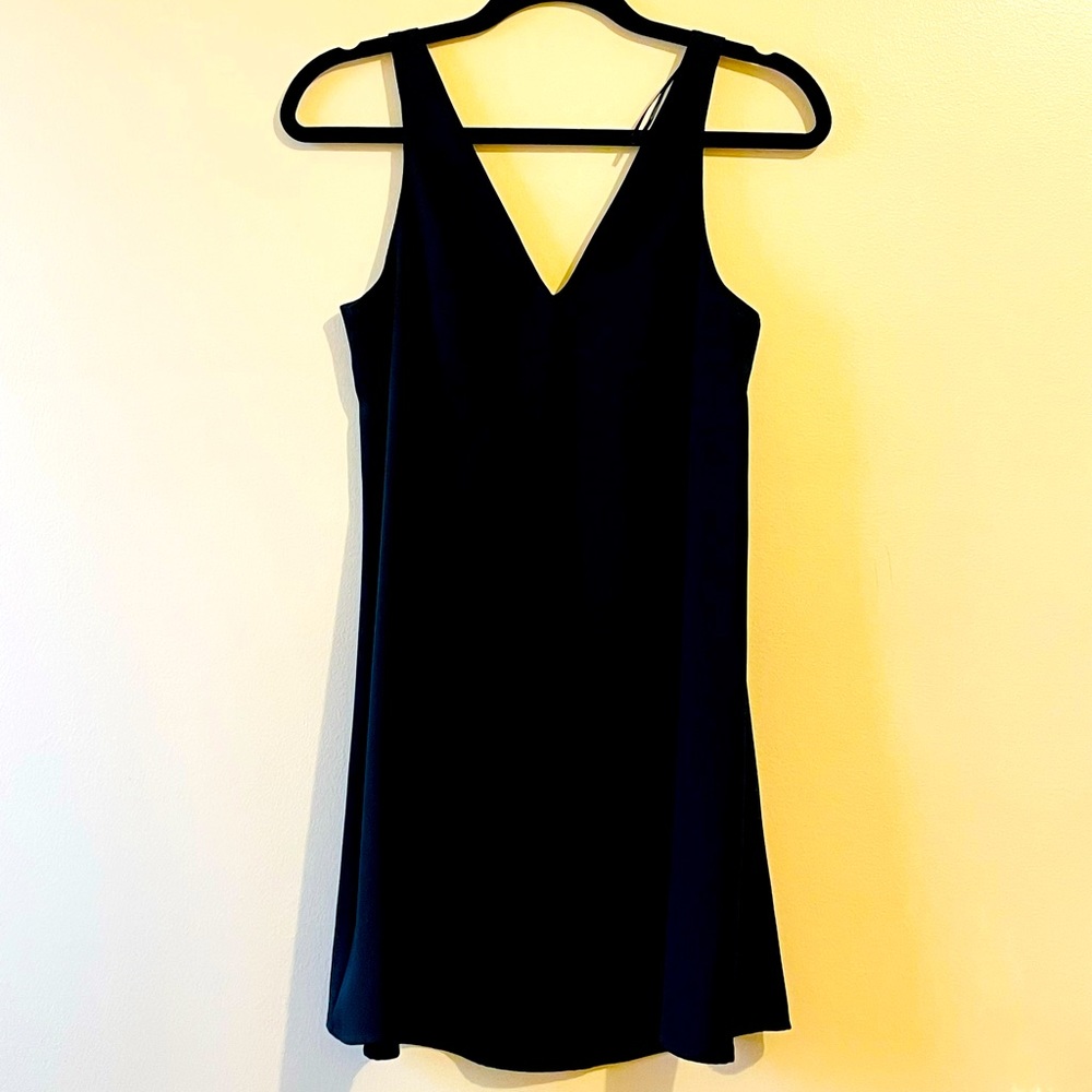 Zara A Line V Neck Mini Dress